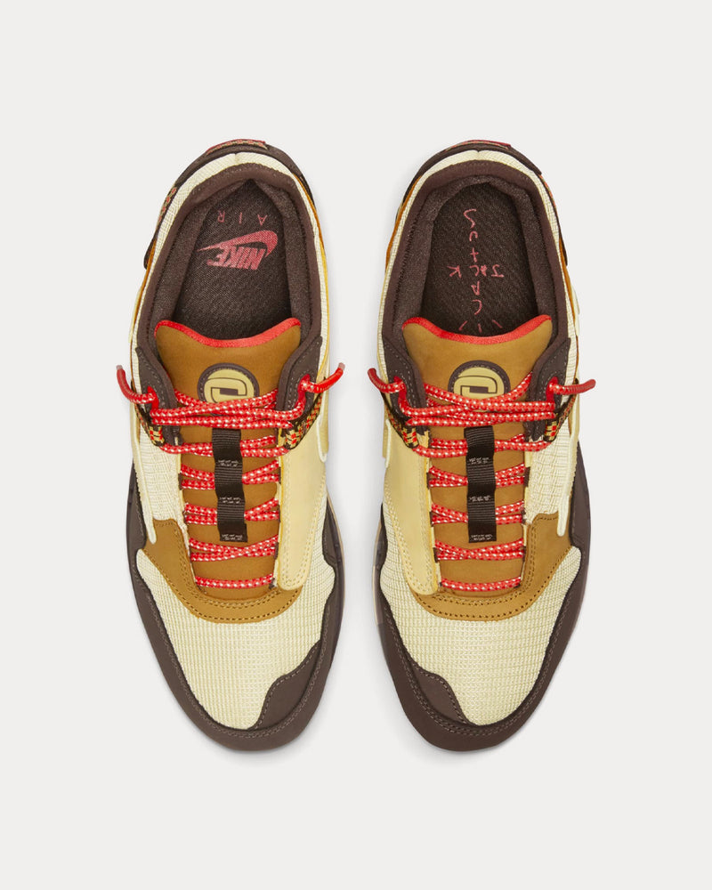 Nike x Travis Scott Air Max 1 'CACT.US Brown' Low Top Sneakers - 2