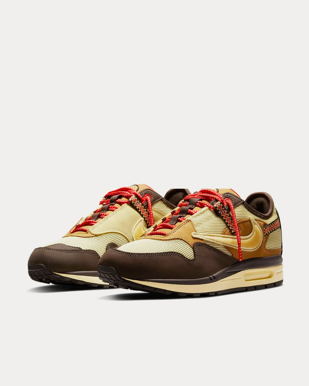 Nike x Travis Scott Air Max 1 'CACT.US Brown' Low Top Sneakers