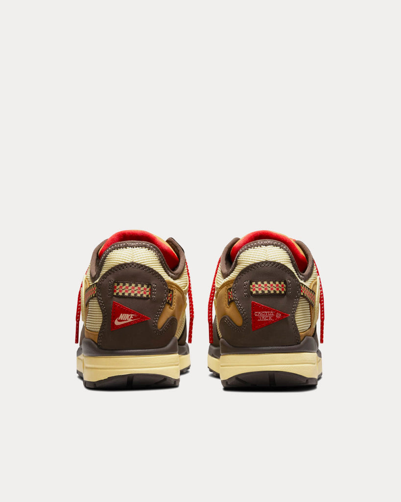 Nike x Travis Scott Air Max 1 'CACT.US Brown' Low Top Sneakers