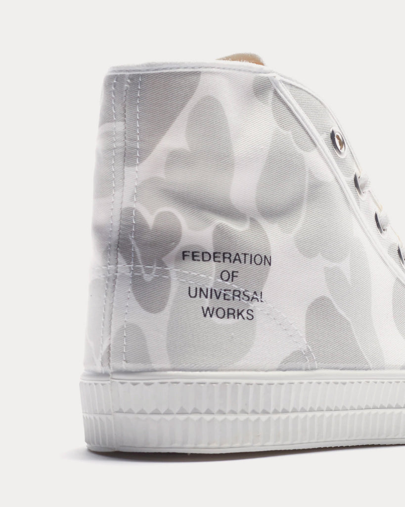 Novesta x Universal Works Star Dribble Ecru Camo High Top