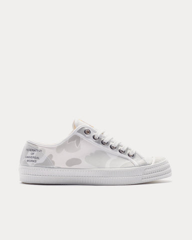 Novesta x Universal Works Star Master Ecru Camo Low Top Sneakers