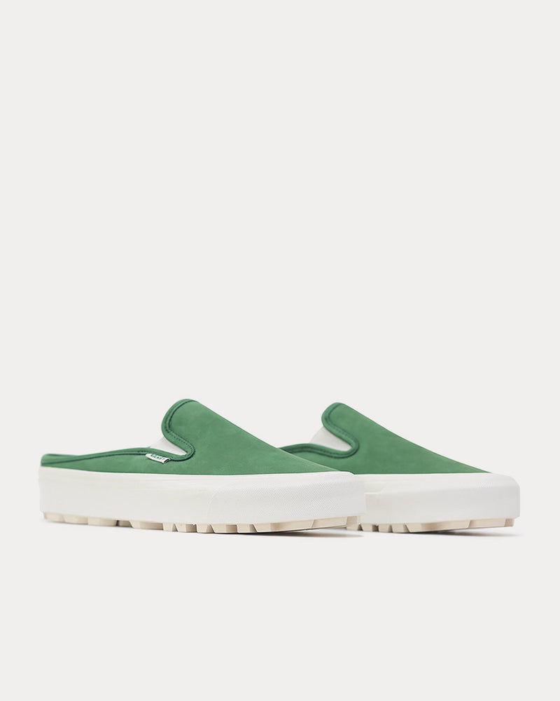 Vans x Museum of Peace & Quiet OG Mule LX Green / Marshmallow Slip On Sneakers - 2