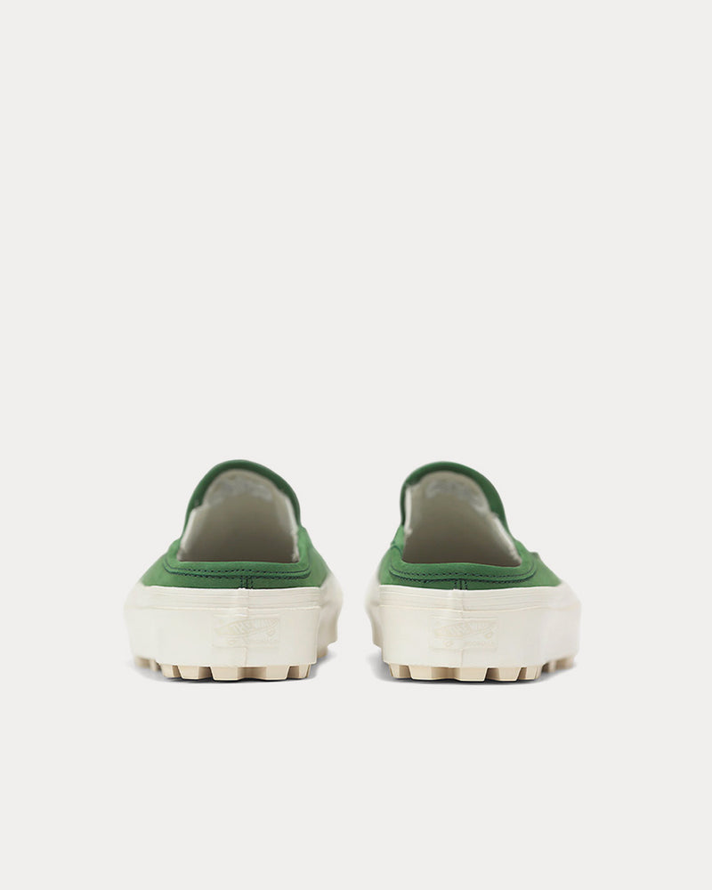 Vans x Museum of Peace & Quiet OG Mule LX Green / Marshmallow Slip On Sneakers - 3