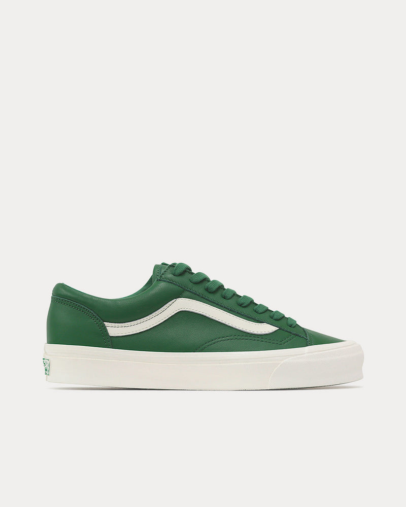 Vans x Museum of Peace & Quiet OG Style 36 Green / Marshmallow Low Top Sneakers - 1