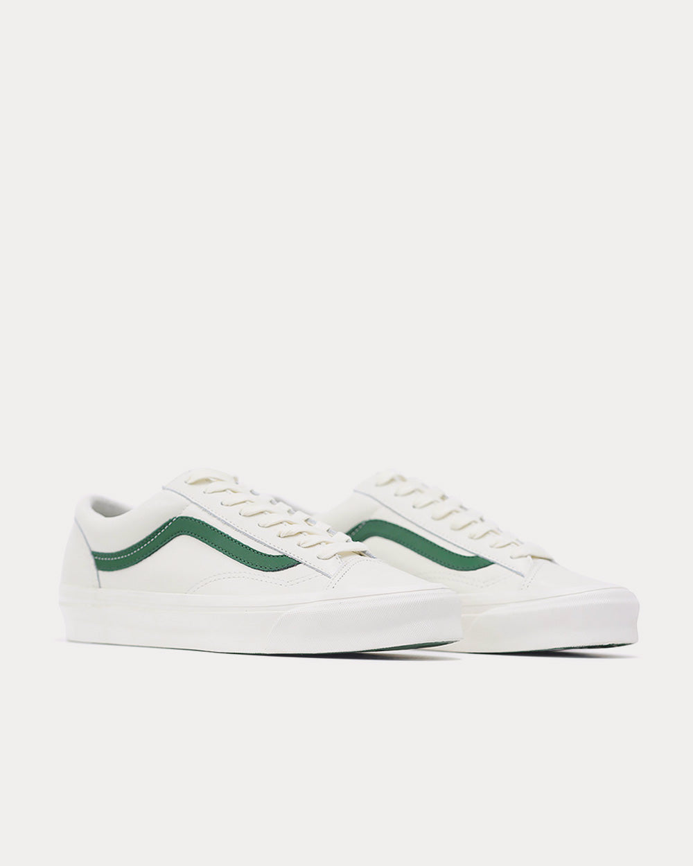 Vans x Museum of Peace & Quiet OG Style 36 Marshmallow / Green Low Top Sneakers - 2