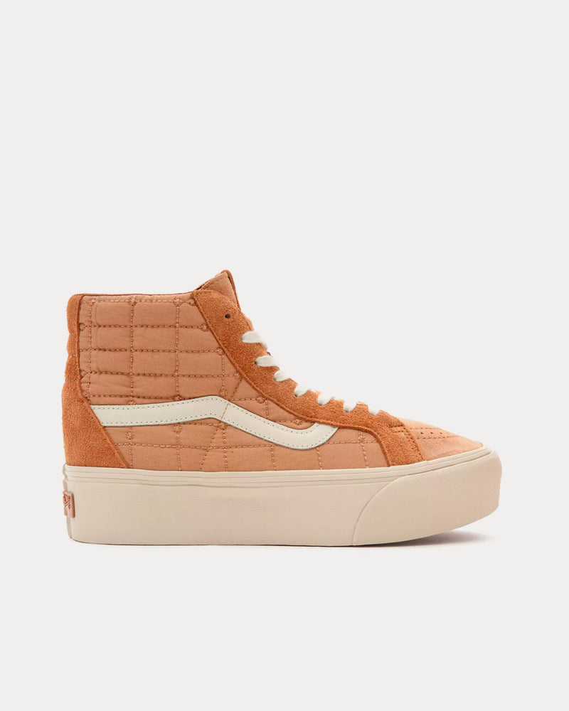 Vans x Joe Freshgoods SK8-HI Reissue Platform VLT LX Camel High Top Sneakers - 1