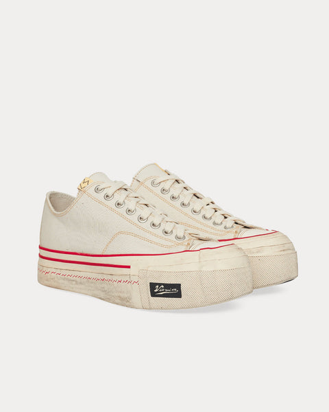 Visvim Skagway Lo G Patten Ivory Low Top Sneakers - Sneak in Peace