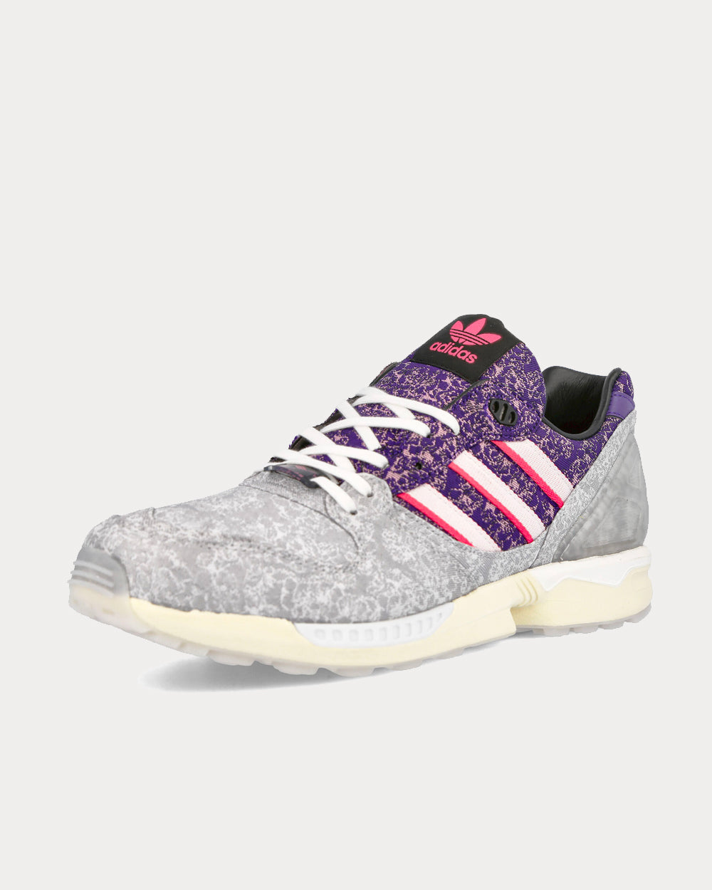 Adidas ZX 8000 Vieux Lyon Silver Metallic Low Top Sneakers - 2