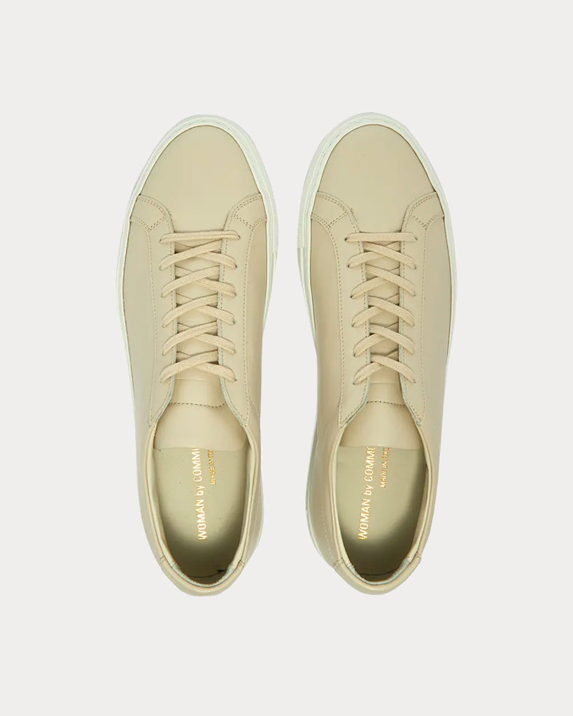 Common Projects Achilles White Sole Off White Top Sneakers - Sneak