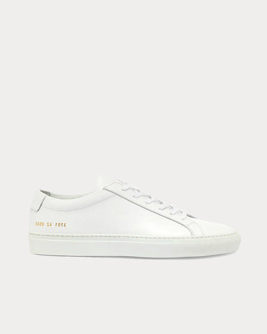 Common Projects Original Achilles Leather White Low Top Sneakers