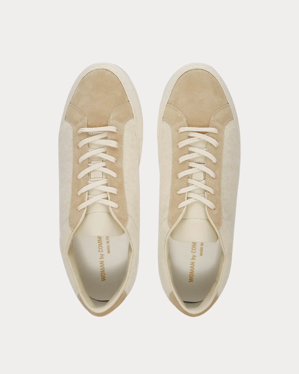 Common Projects Retro Wool White Low Top Sneakers - 2