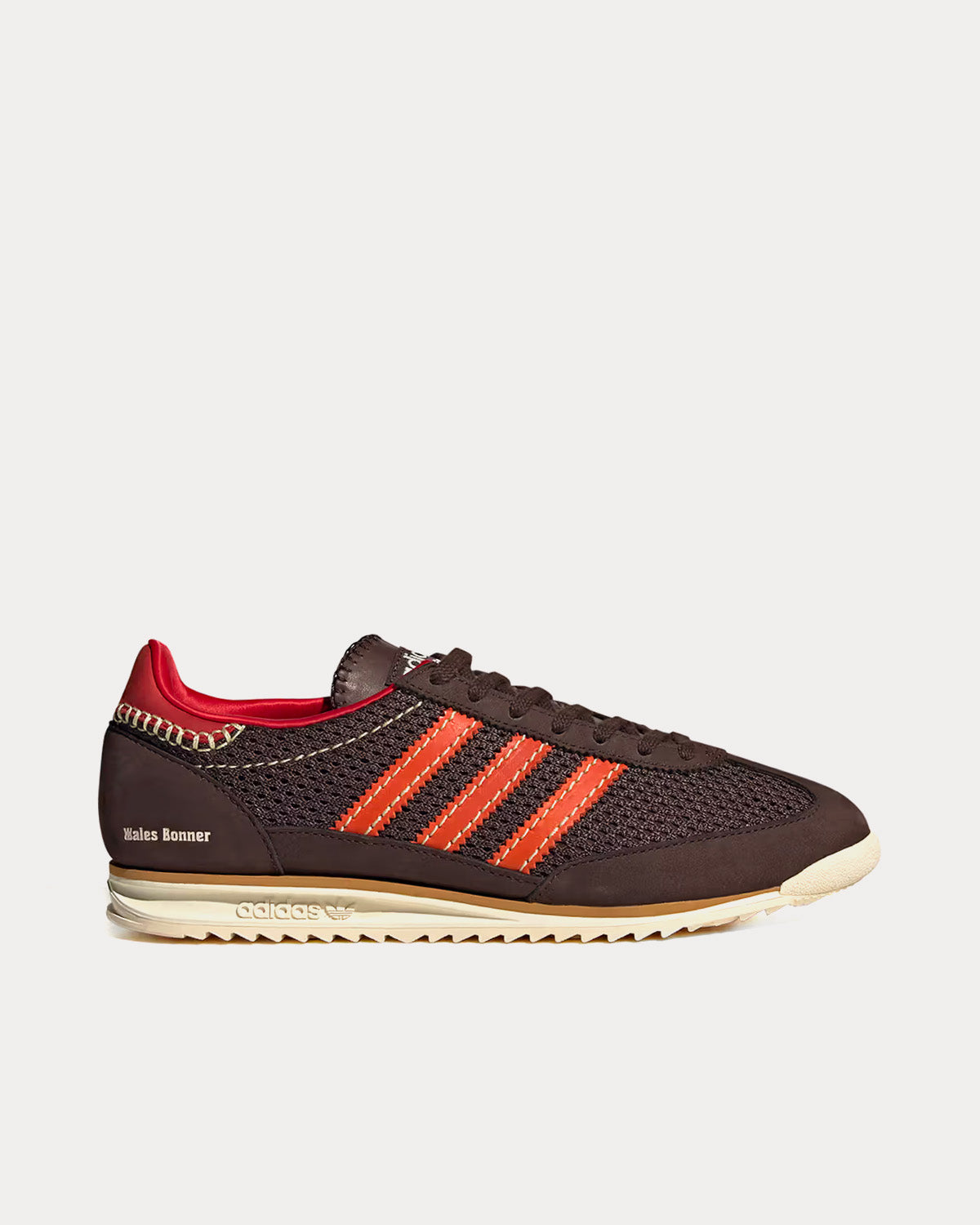 Adidas x Wales Bonner SL72 Knit Brown Low Top Sneakers - 1