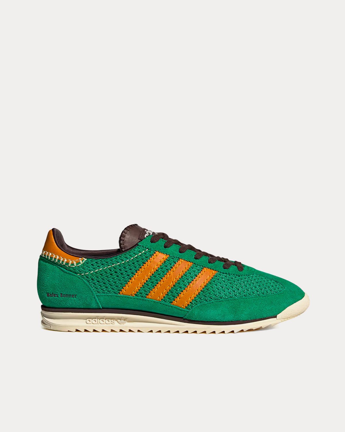 Adidas x Wales Bonner SL72 Knit Green Low Top Sneakers - 1