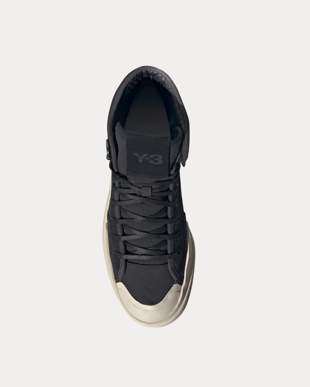 Y-3 Ajatu Court Black / Black / Bliss High Top Sneakers - 2