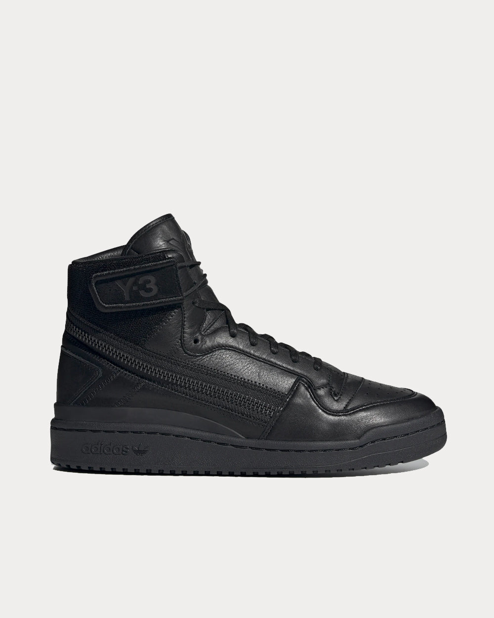 Y-3 Forum Hi OG Black White High Top Sneakers - 1