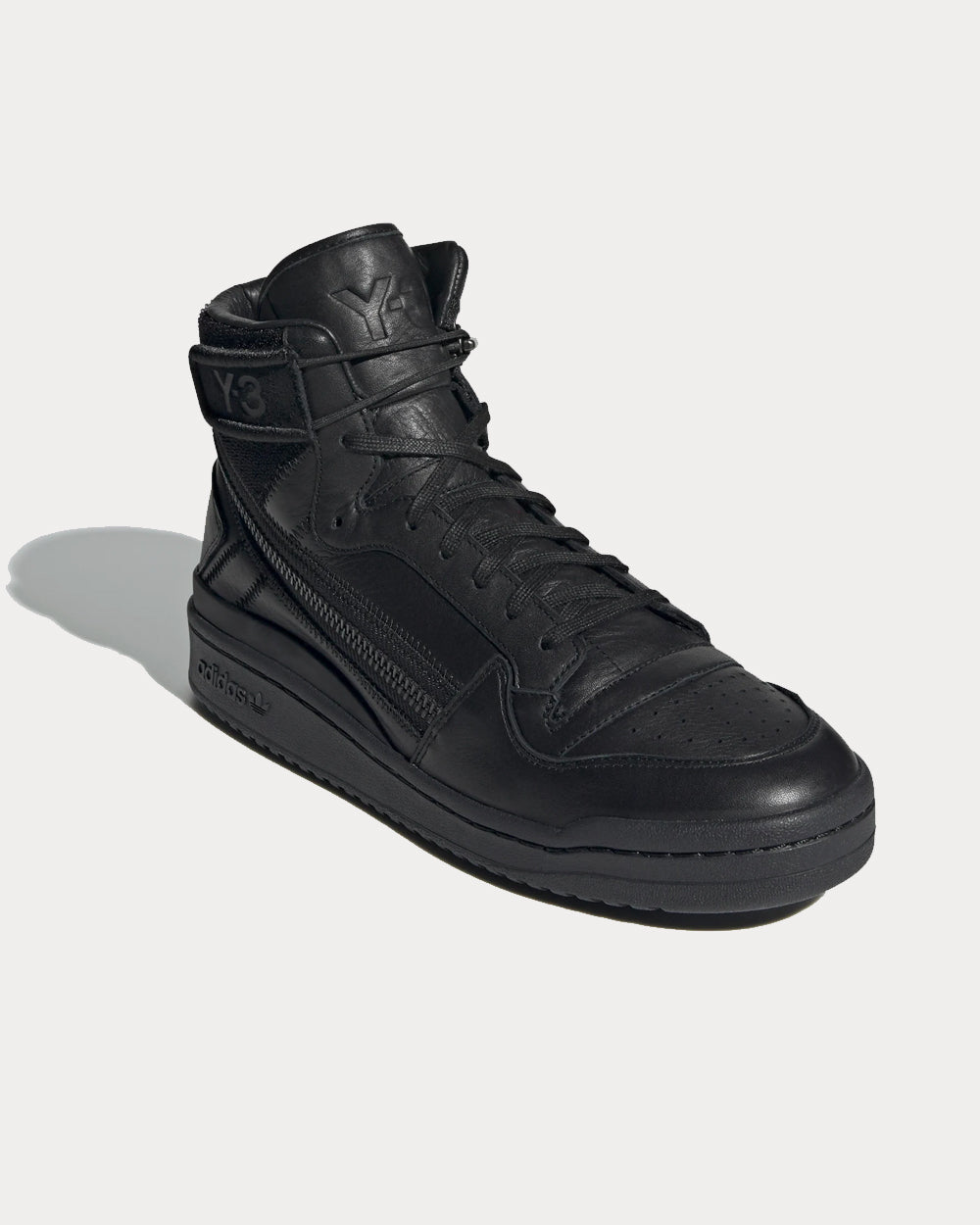 Y-3 Forum Hi OG Black White High Top Sneakers - 2