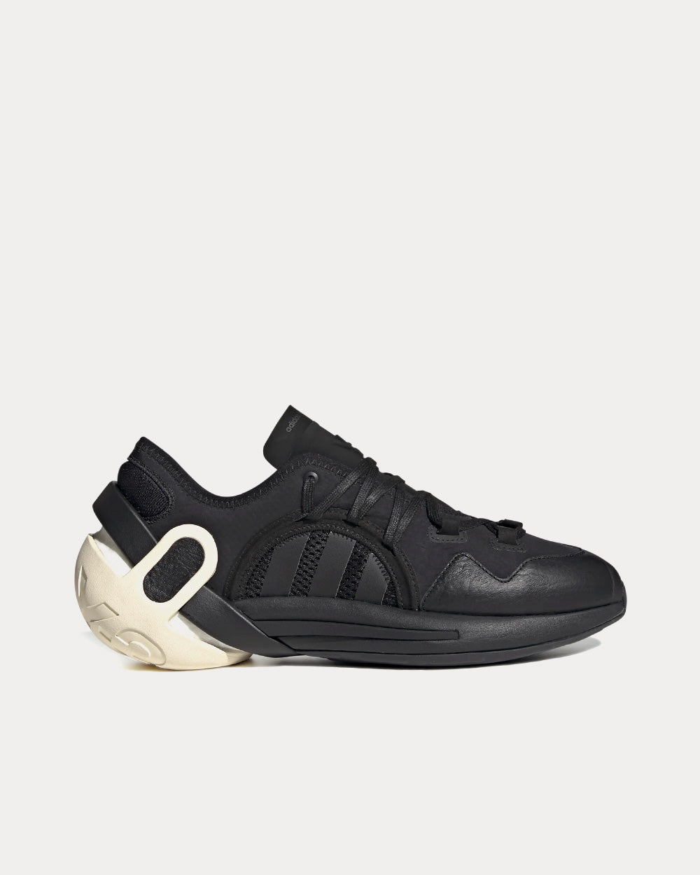 Y-3 Idoso Boost Black / Cream White Low Top Sneakers - 1