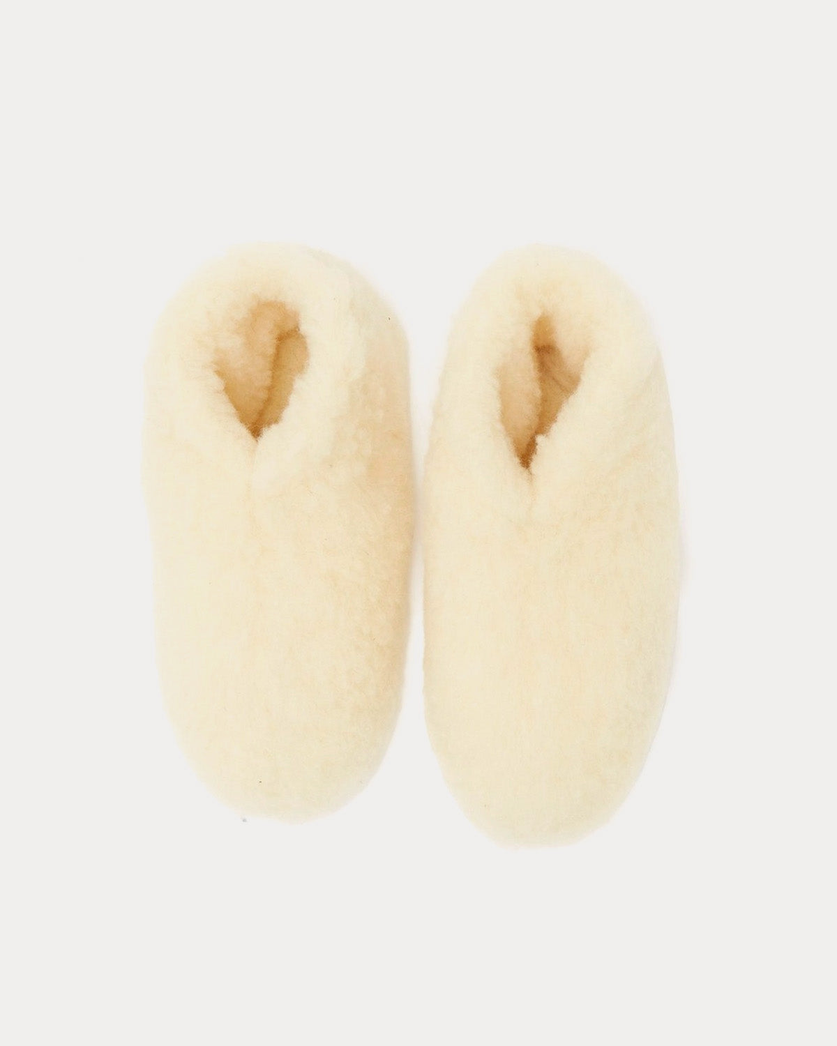 Yoko Wool Skipper Wool White Slipper - 2