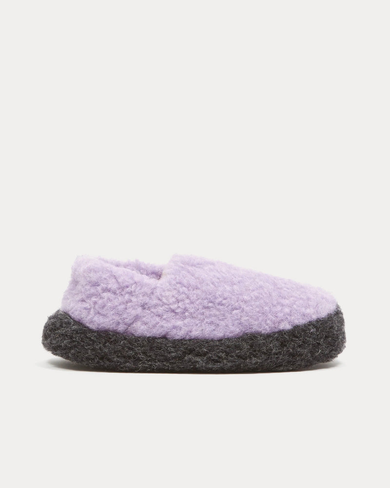 Yoko Wool x Goodhood Siberian Wool Lavendar Slipper - 1