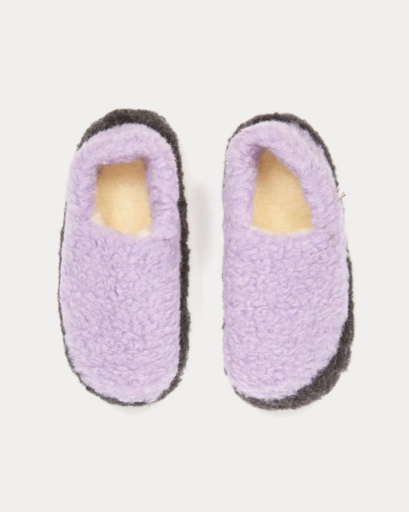 Yoko Wool x Goodhood Siberian Wool Lavendar Slipper - 2