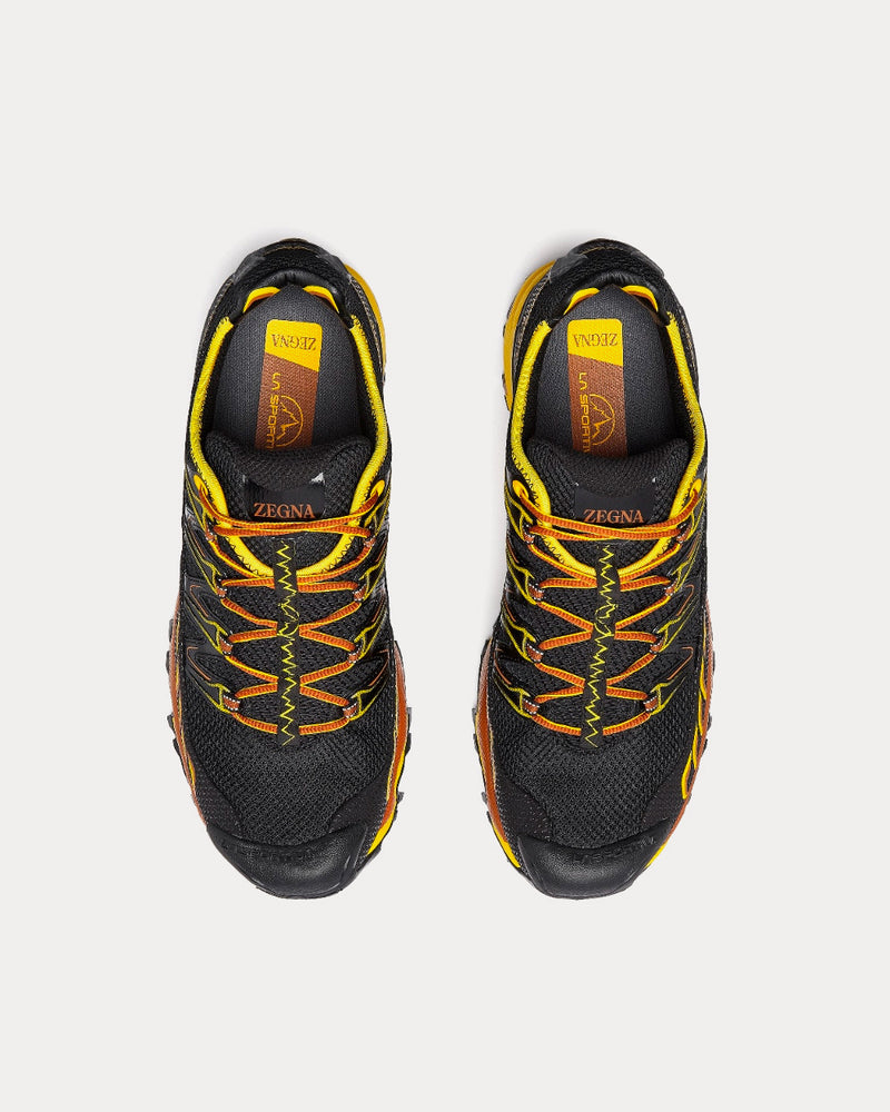 Zegna x La Sportiva Ultra Raptor Black Running Shoes - 2