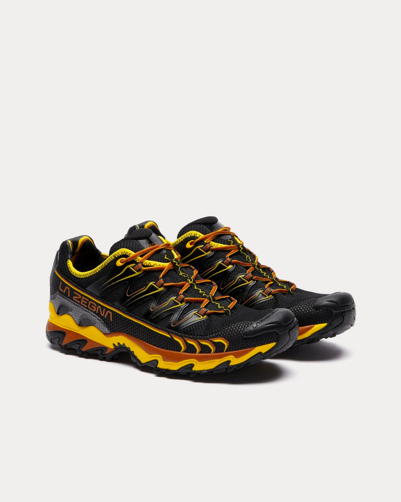 Zegna x La Sportiva Ultra Raptor Black Running Shoes - 3