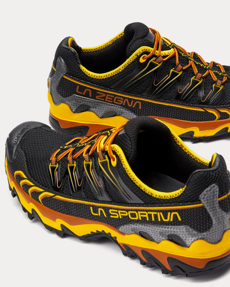 Zegna x La Sportiva Ultra Raptor Black Running Shoes - 5