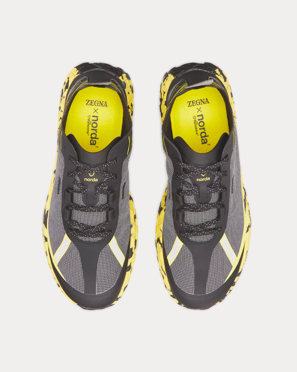 Norda x Zegna 001 Black / Yellow Running Shoes - 2