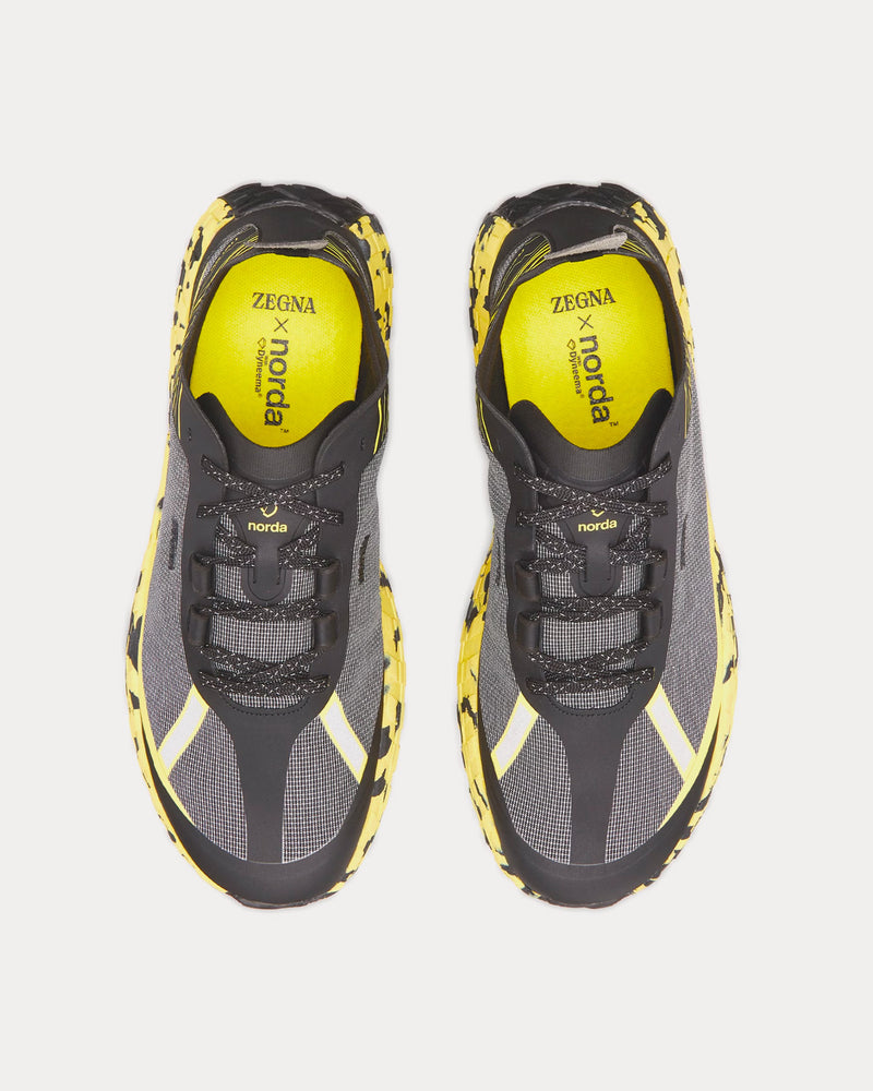 Norda x Zegna 001 Black / Yellow Running Shoes - 2