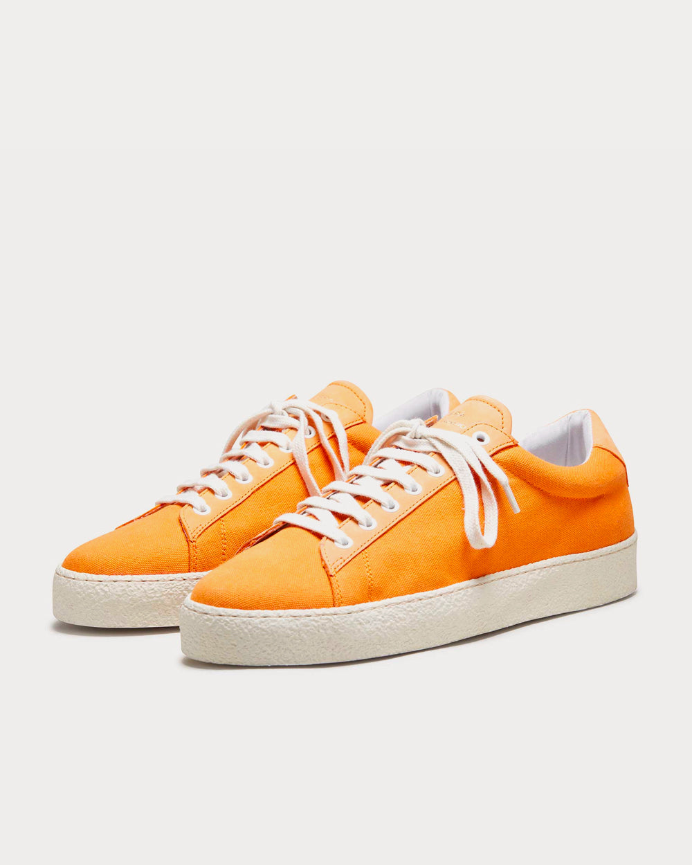 Zespa ZSPRT Toile Coton Orange Clair Low Top Sneakers - 2