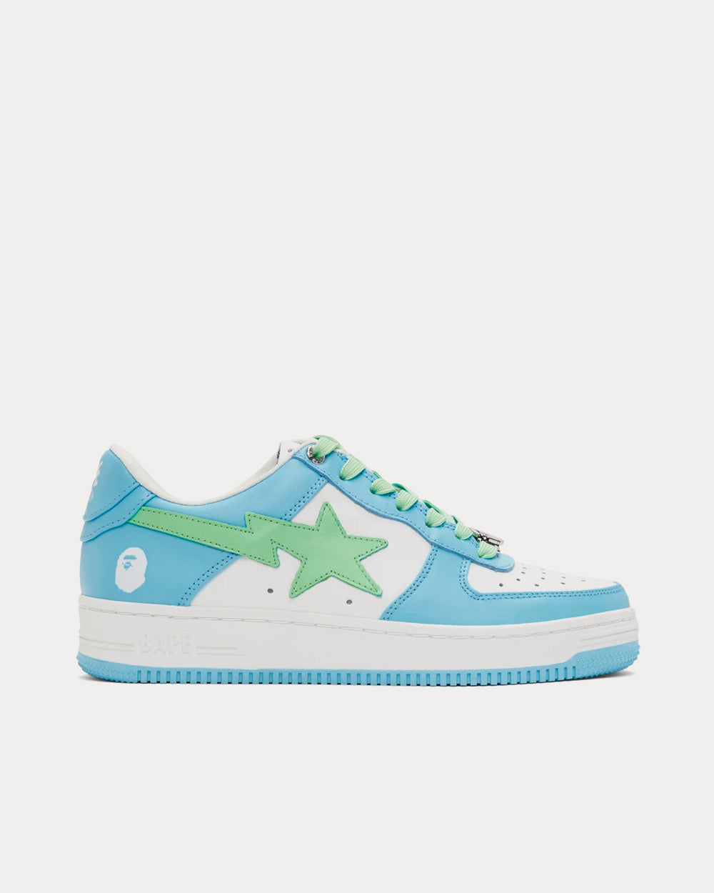 A Bathing APE SK8 STA Blue / White Low Top Sneakers - 1