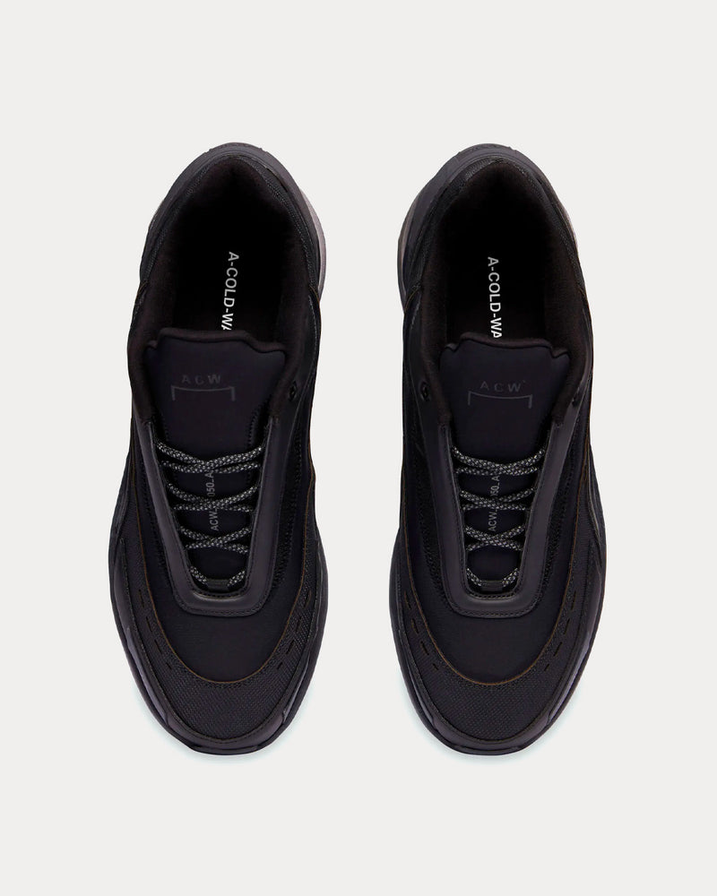 A-COLD-WALL* Vector* Runner Black Low Top Sneakers - 2