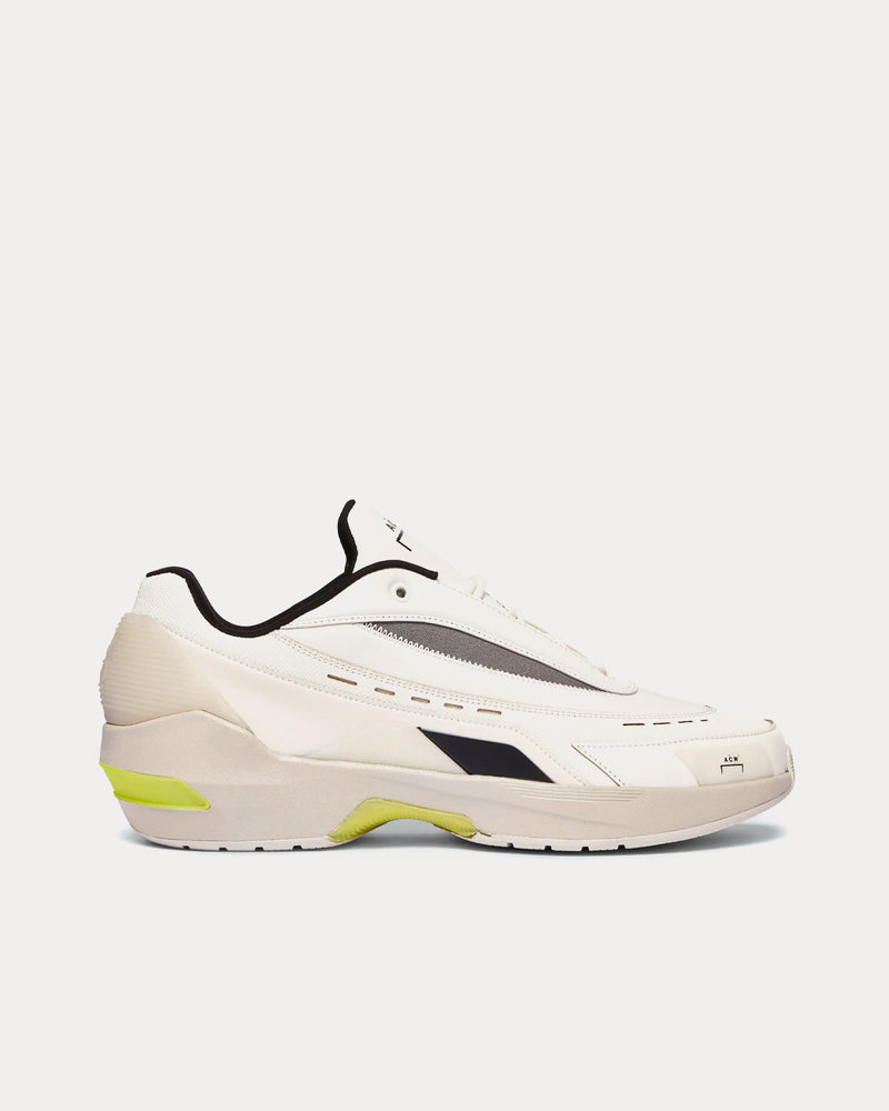 A-COLD-WALL* Vector* Runner Off-White / Fluo Yellow Low Top Sneakers - 1