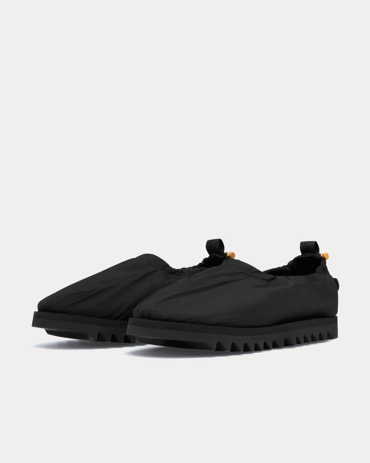 A-COLD-WALL* Nylon Loafers Black Slip Ons - 2