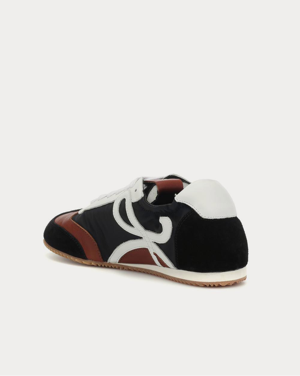 Loewe Ballet Runner nylon and leather Black Low Top Sneakers - 3