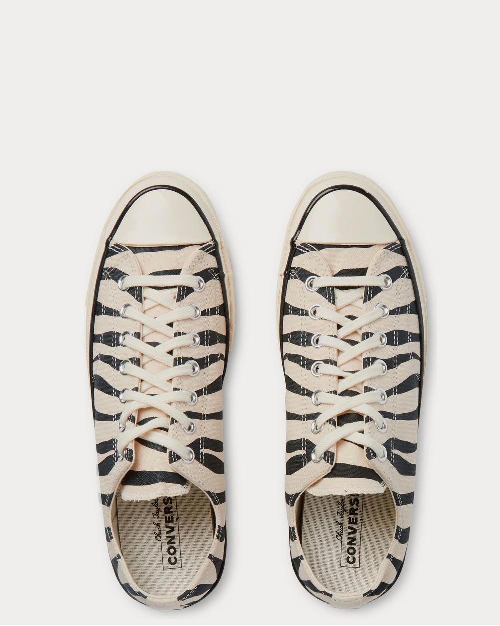 Converse Chuck 70 OX Zebra Print Canvas Ecru low top sneakers Sneak in Peace