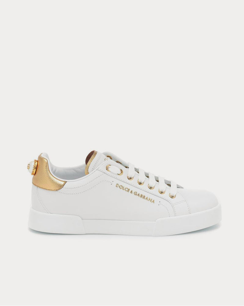 Dolce & Gabbana Portofino leather White Low Top Sneakers - 1