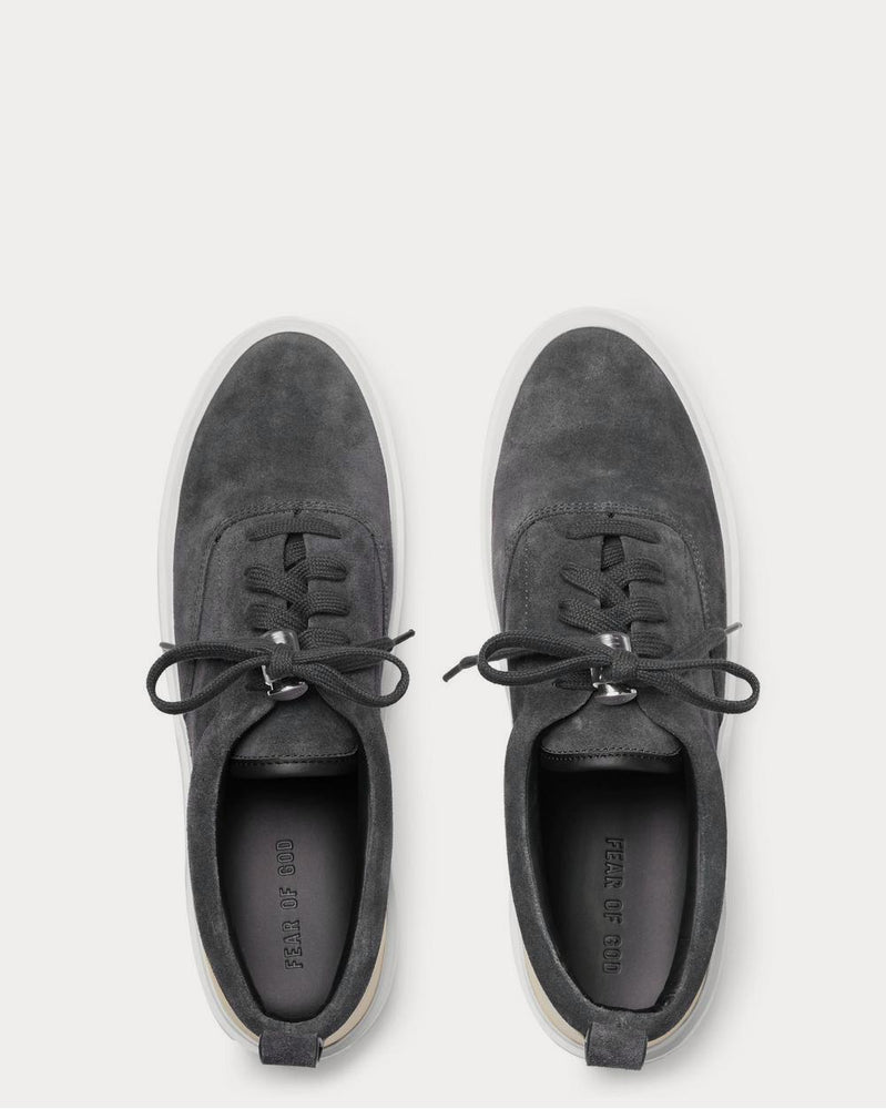 Fear of God 101 Leather-Trimmed Suede  Anthracite low top sneakers - 6