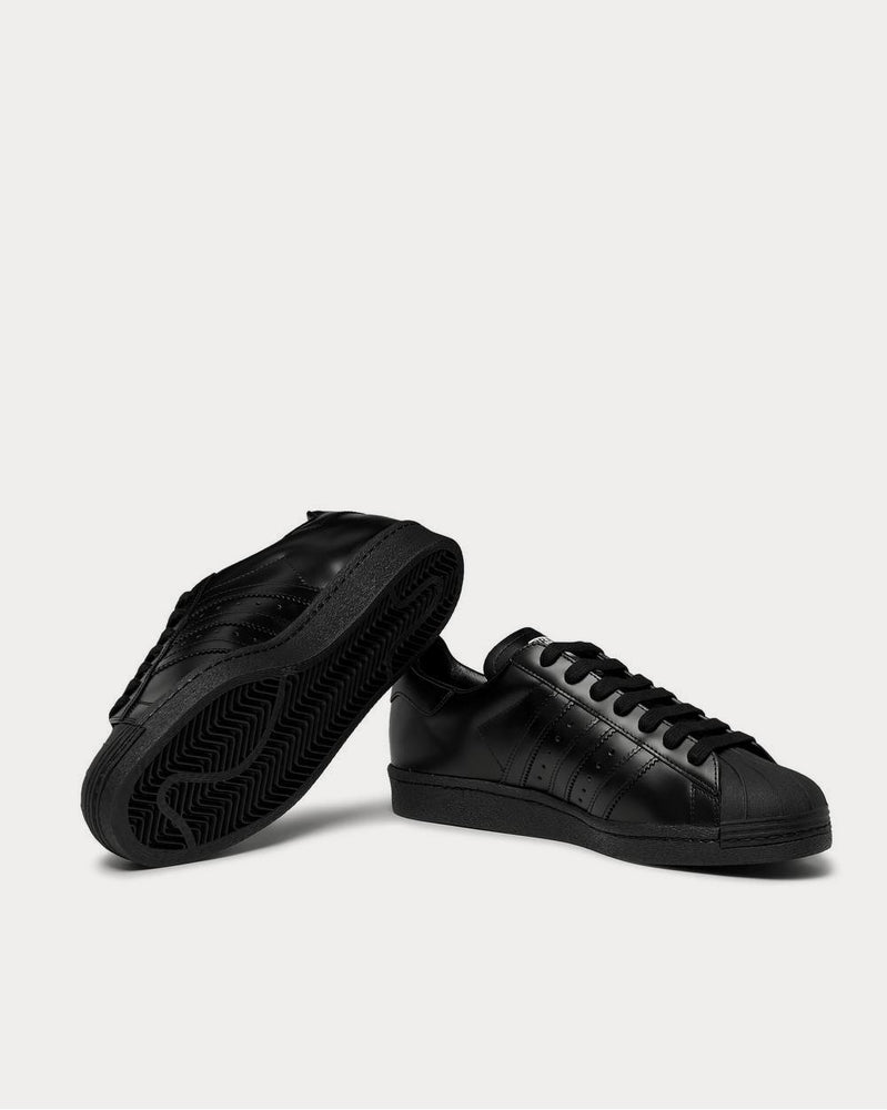 Adidas x Prada 450 Metallic Leather  Silver low top sneakers - 3