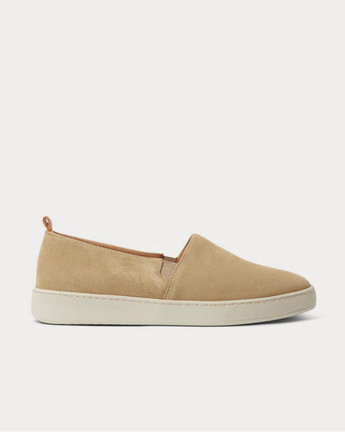 Mulo Suede Slip-On  Tan slip on sneakers