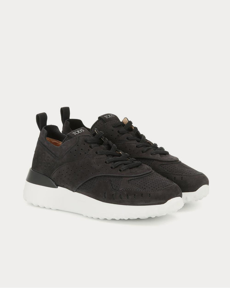 Tod's Suede Nero Low Top Sneakers - 2