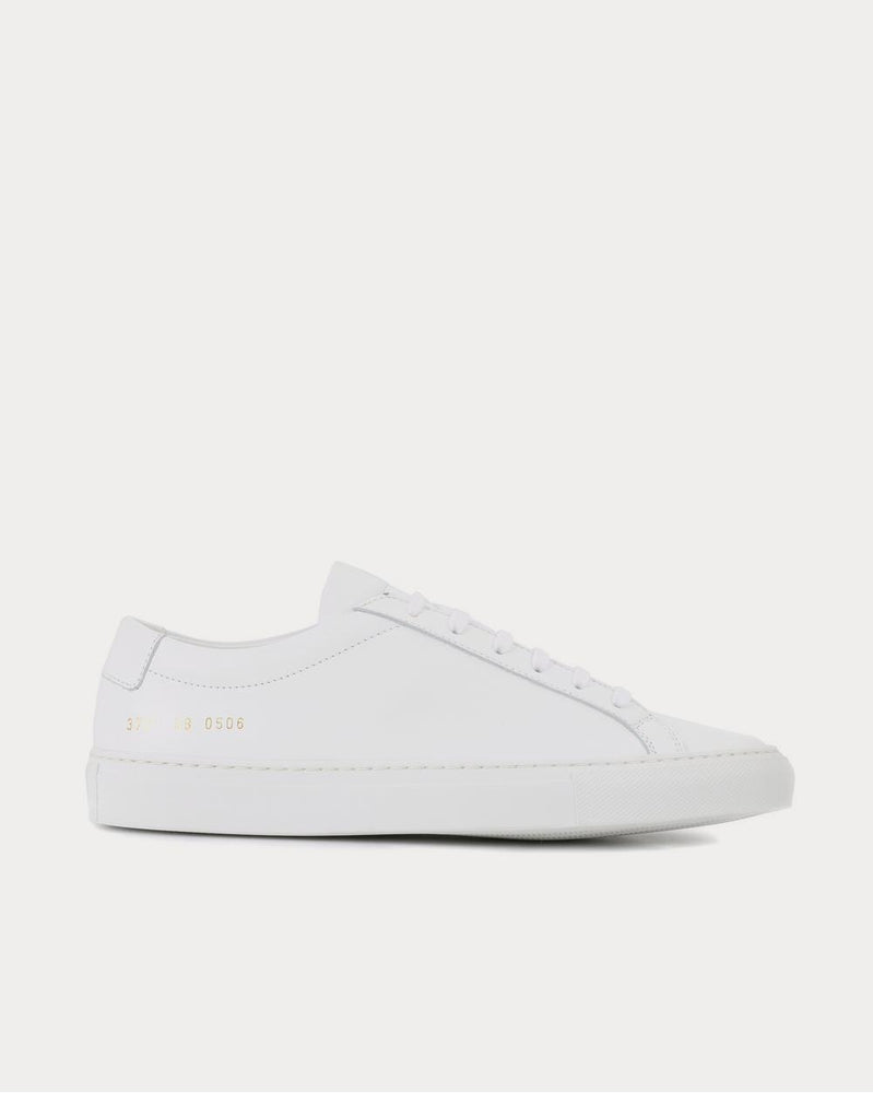 Common Projects Original Achilles leather White Low Top Sneakers - 1