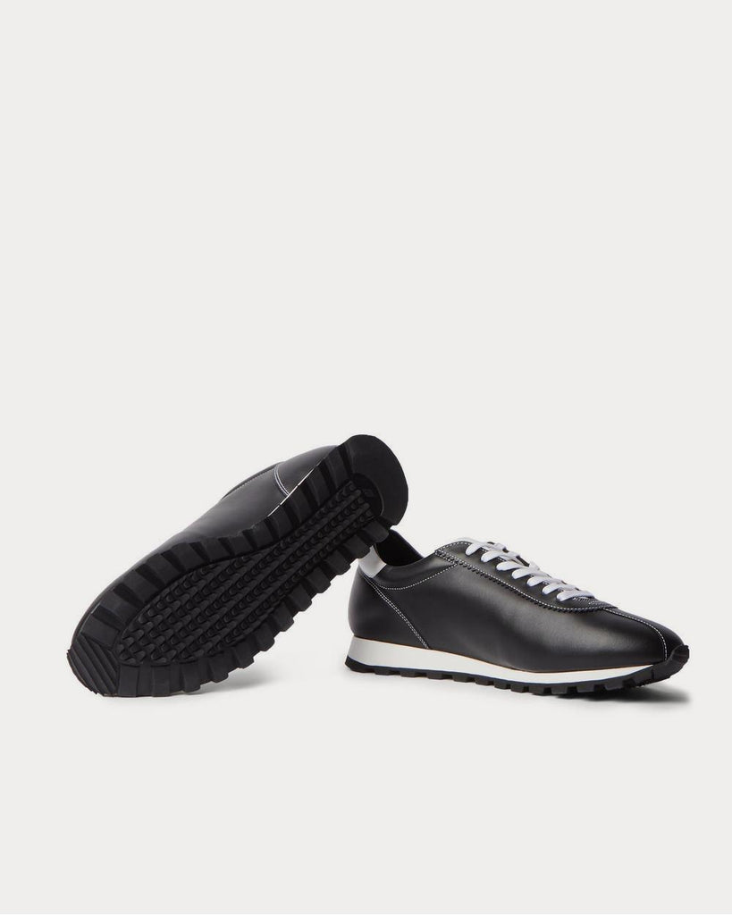 J.M. Weston On My Way Leather Black low top sneakers - Sneak in Peace