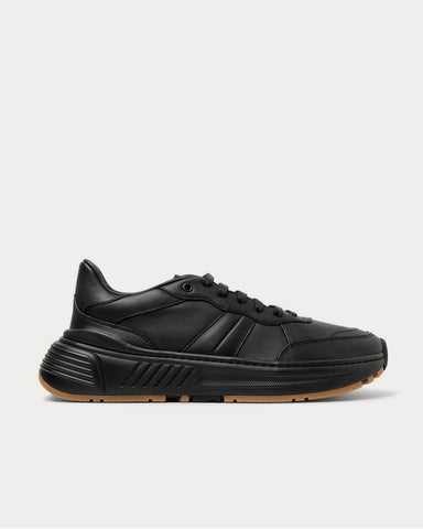 Bottega Veneta Speedster Leather  Black low top sneakers