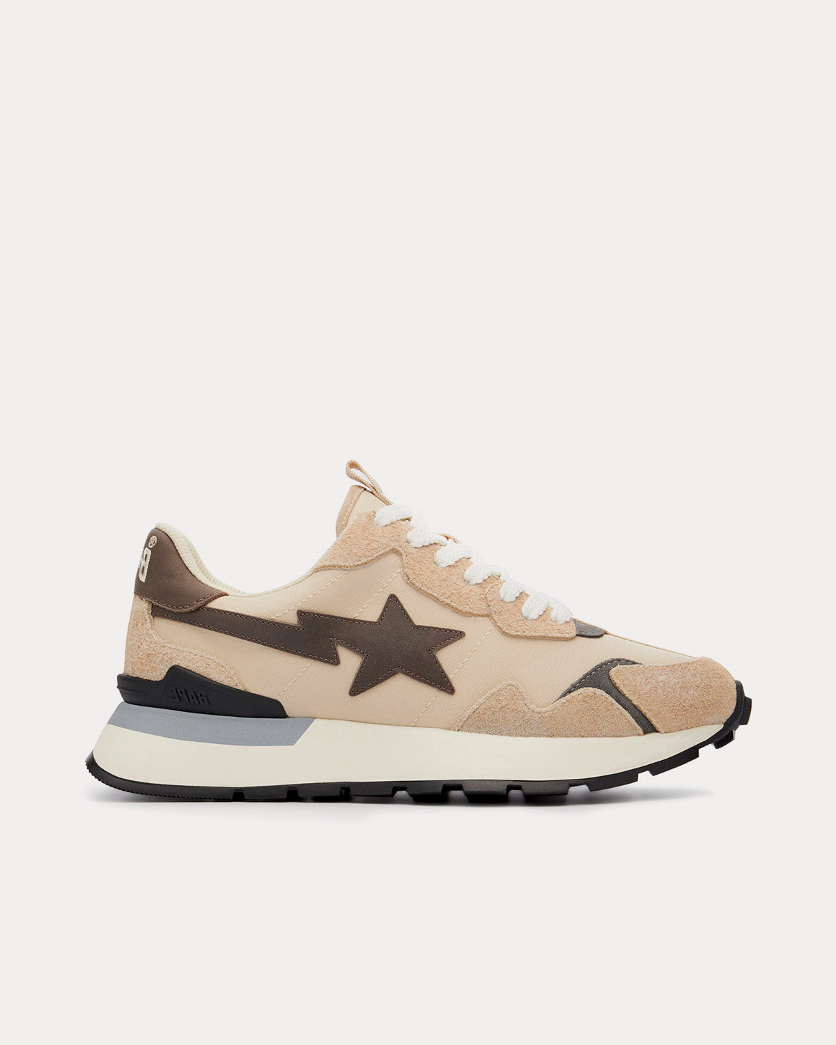 A Bathing APE Road STA Express #1 M2 Beige Low Top Sneakers - 1