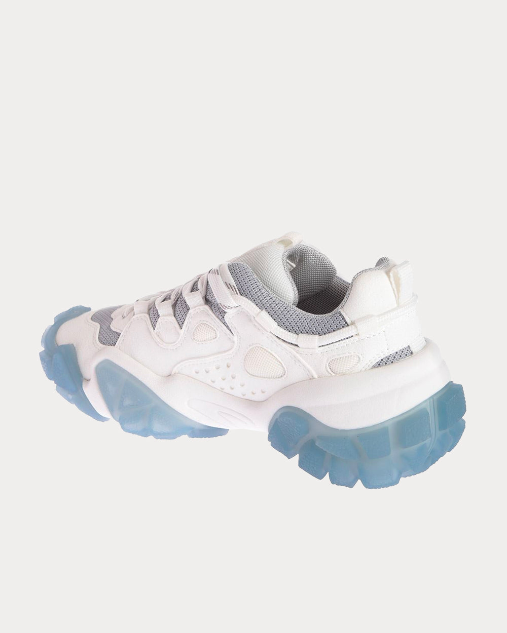 Acne Studios Bolzter Crystal White / Blue Low Top Sneakers - 4