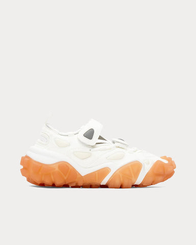 Acne Studios Velcro White / Pink Low Top Sneakers