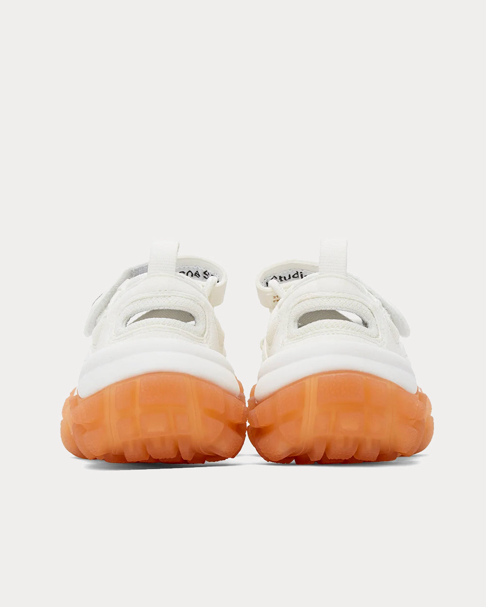 Acne Studios Velcro White / Pink Low Top Sneakers - 3