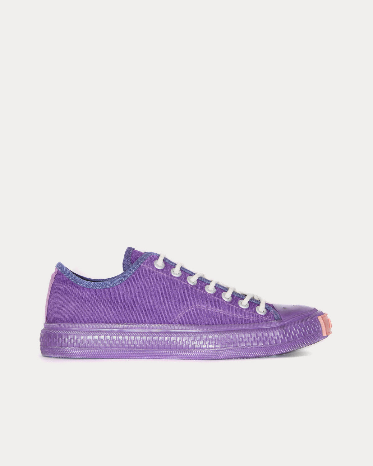 Acne Studios Ballow Soft Tumbled Tag Purple Grape Low Top Sneakers - 1