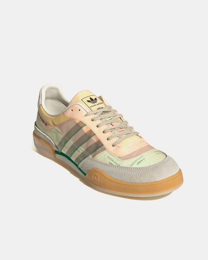 Adidas x Craig Green Squash Polta AKH Cream White / Sesame / Bold Green Low Top Sneakers - 3